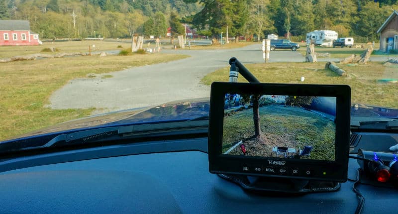 RV backup camera